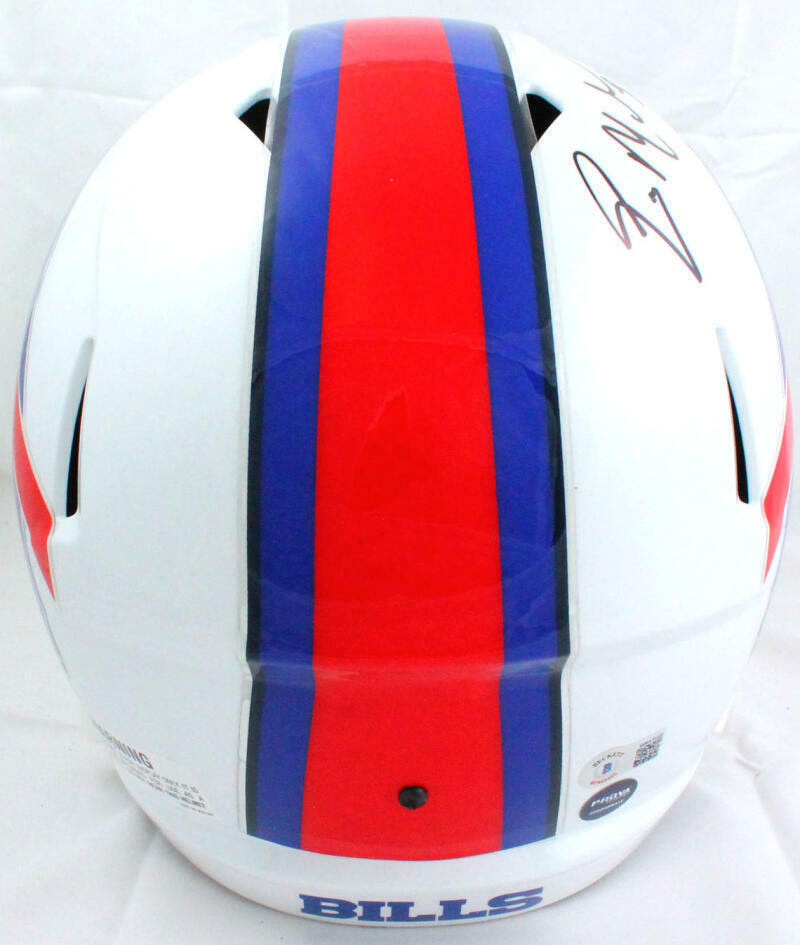 Eric Moulds Autographed Buffalo Bills F/S Speed Helmet-Beckett W Hologram