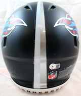 Derrick Mason Signed Titans F/S Speed Authentic Helmet w/Titan Up-Becket W Holo