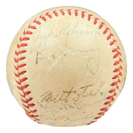 1949 Brooklyn Dodgers (28) Signed NL Baseball Jackie Robinson & More BAS - Sports Integrity