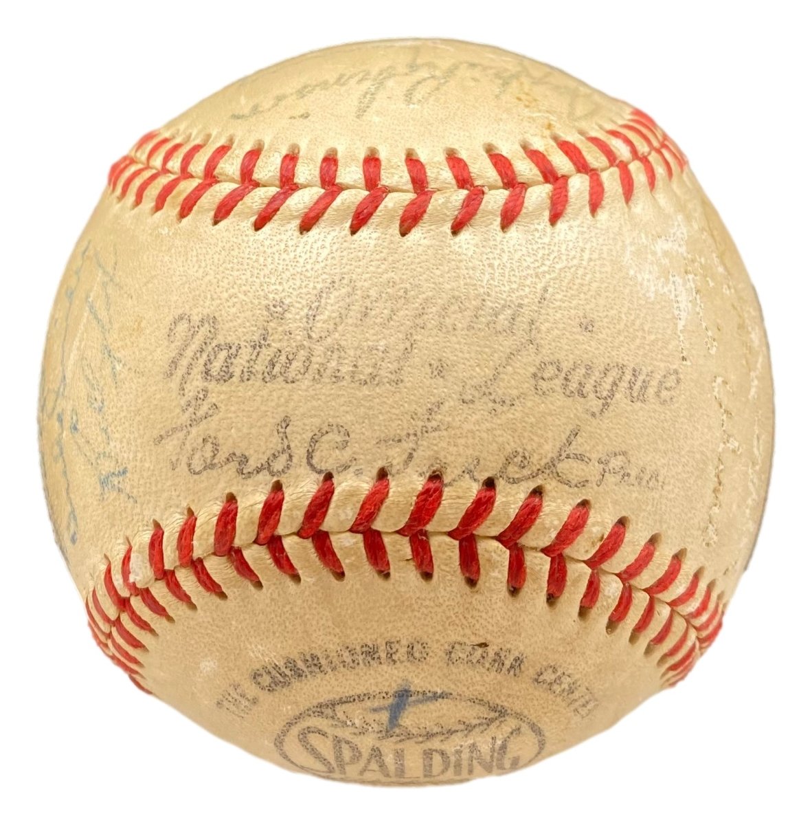 1949 Brooklyn Dodgers (28) Signed NL Baseball Jackie Robinson & More BAS - Sports Integrity