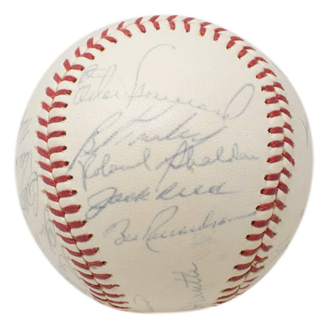 1962 New York Yankees Team Signed Baseball Yogi Berra + 22 Others BAS LOA - Sports Integrity