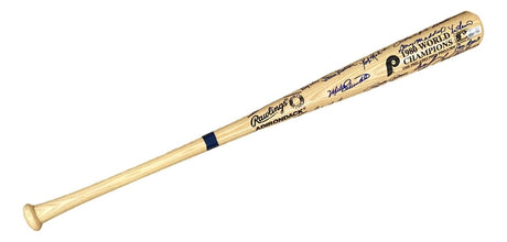 1980 Philadelphia Phillies (33) Team Signed Rawlings Adirondack Bat BAS LOA - Sports Integrity