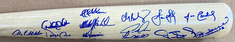 1999 New York Yankees Signed Cooperstown Bat Jeter Rivera & More BAS AC22625 - Sports Integrity