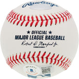 Nolan Ryan Autographed Official MLB Baseball Texas Rangers "HOF 99" Beckett BAS Stock #201272