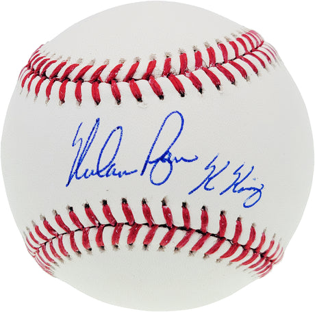 Nolan Ryan Autographed Official MLB Baseball Texas Rangers "K-King" Beckett BAS Stock #201275