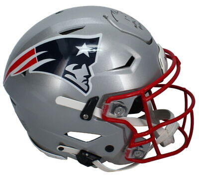 Tom Brady Autographed/Inscribed "NFL DRAFT 199TH PICK" New England Patriots Speedflex Authentic Helmet LE 1/50 Fanatics