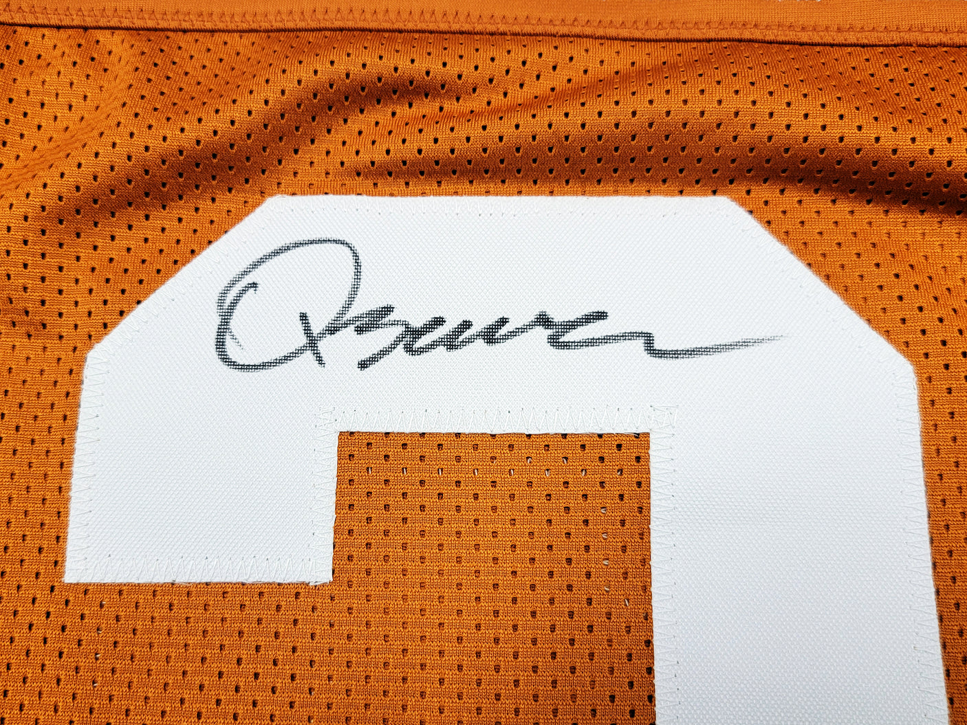 Texas Longhorns Quinn Ewers Autographed Orange Jersey Beckett BAS QR Stock #201711