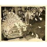 Babe Ruth 7x9 Funeral Original Wire Stamped Photo - Sports Integrity