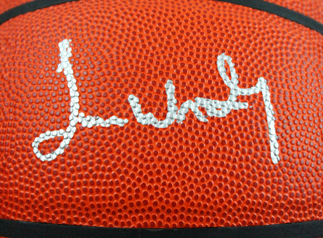 James Worthy Autographed Official NBA Wilson Basketball-Beckett W Hologram