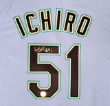 Seattle Mariners Ichiro Suzuki Autographed Light Blue Majestic 2019 Spring Training Jersey Size L "51" IS Holo Stock #189994