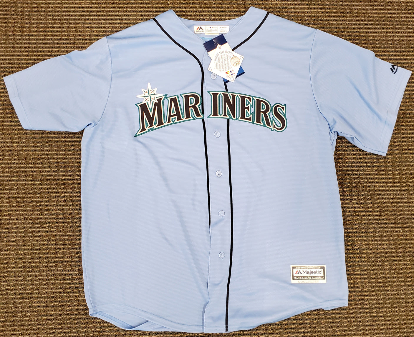 Seattle Mariners Ichiro Suzuki Autographed Light Blue Majestic 2019 Spring Training Jersey Size S "51" IS Holo Stock #189992