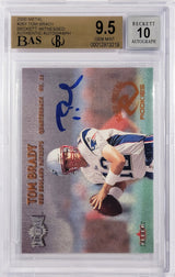 Tom Brady Autographed 2000 Fleer Metal Rookie Card #267 New England Patriots BGS 9.5 Auto Grade Gem Mint 10 Beckett BAS #12973219