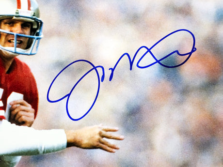 Joe Montana Autographed 16x20 Photo San Francisco 49ers JSA Stock #216963