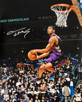 Tracy McGrady Autographed 16x20 Photo Toronto Raptors Dunk Beckett BAS Witness Stock #216987