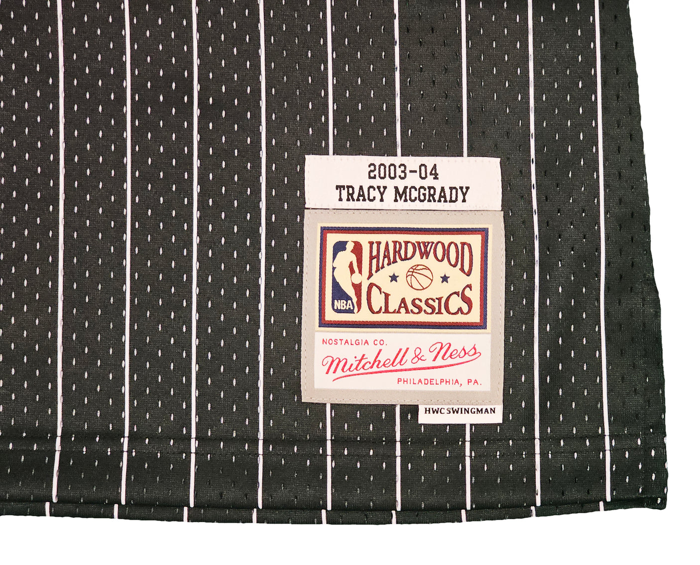 Orlando Magic Tracy McGrady Autographed Black Authentic Mitchell & Ness 2003-04 HWC Swingman Jersey Size XL Beckett BAS Witness Stock #216980