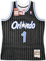 Orlando Magic Tracy McGrady Autographed Black Authentic Mitchell & Ness 2003-04 HWC Swingman Jersey Size L Beckett BAS Witness Stock #216979