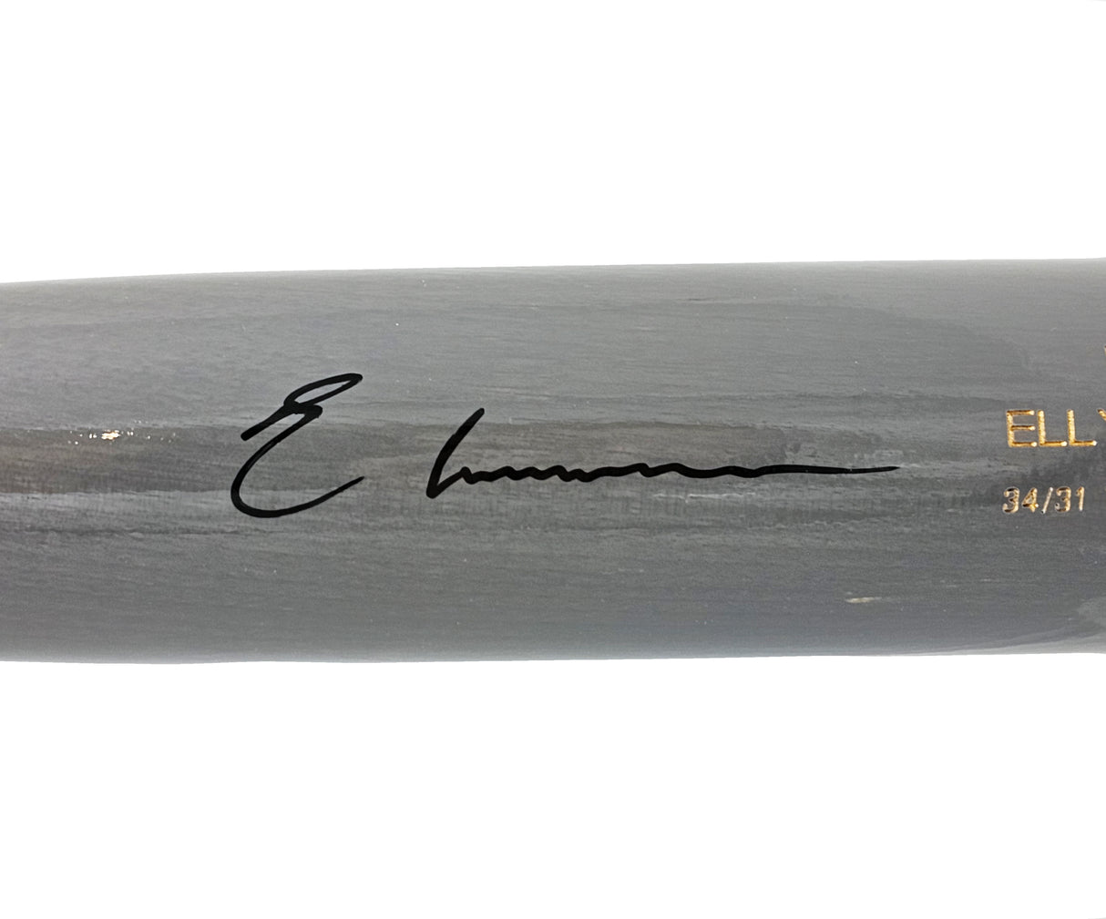 Elly De La Cruz Autographed Gray B45 Player Model Bat Cincinnati Reds Beckett BAS Witness Stock #218706