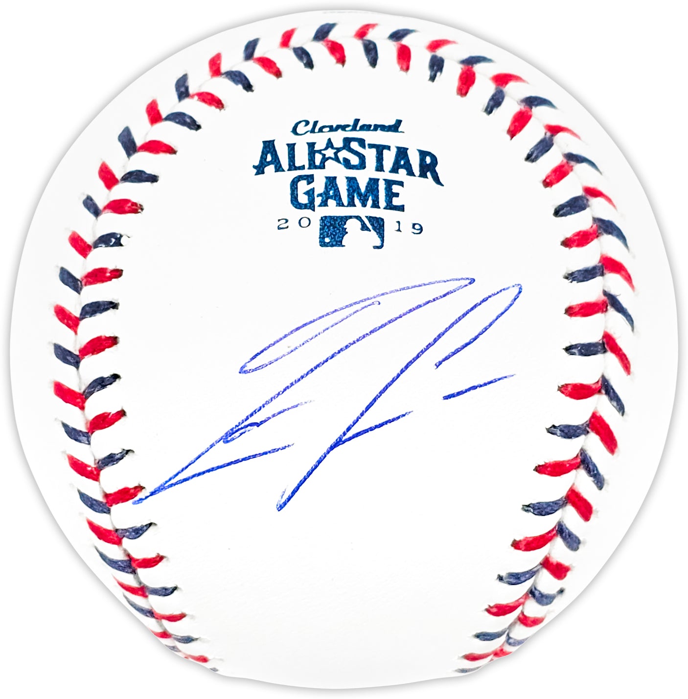 Ronald Acuna Jr. Autographed Official 2019 All-Star Game Baseball Atlanta Braves Beckett BAS Stock #178981