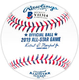 Ronald Acuna Jr. Autographed Official 2019 All-Star Game Baseball Atlanta Braves Beckett BAS Stock #178981