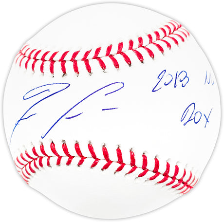 Ronald Acuna Jr. Autographed Official MLB Baseball Atlanta Braves "2018 NL ROY" Beckett BAS Stock #185592