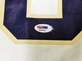 Washington Huskies Jake Locker Autographed White Nike Jersey Size L PSA/DNA RookieGraph Stock #16374