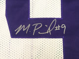 Washington Huskies Michael Penix Jr. Autographed White Jersey Beckett Witness QR Stock #222053