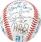 500 Home Run Club Autographed Official AL Baseball Auto Grade Mint 9 Signed By 25 Members Including Mickey Mantle, Ted Williams & Hank Aaron (Only Missing 3) Beckett BAS #AB93818