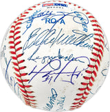 500 Home Run Club Autographed Official AL Baseball Auto Grade Mint 9 Signed By 25 Members Including Mickey Mantle, Ted Williams & Hank Aaron (Only Missing 3) Beckett BAS #AB93818