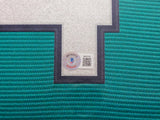 Seattle Mariners Ken Griffey Jr. Autographed Framed Teal Nike Jersey Beckett BAS Witness Stock #233874