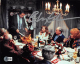 Chevy Chase Christmas Vacation Signed 8x10 Turkey Dinner Photo w/ Silv Sig BAS W