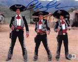 Chevy Chase Three Amigos! Signed 8x10 Horizontal Guns Drawn Photo BAS Witnessed