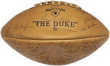 1966 Green Bay Packers Autographed Wilson "The Duke" NFL Football With 46 Signatures Including Vince Lombardi & Bart Starr (Super Bowl 1 I Champs) Beckett BAS #AE19081