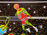 Michael Jordan Autographed Framed 28x35 Godard "We Olive Michael" Art Print Canvas Chicago Bulls #4/100 UDA Holo #BAM18571