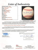 Mets George Thomas Seaver Authentic Signed Bud Selig Oml Baseball JSA #YY44734