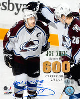 Avalanche Joe Sakic "Best Wishes" Authentic Signed 8x10 Photo BAS #BQ96320