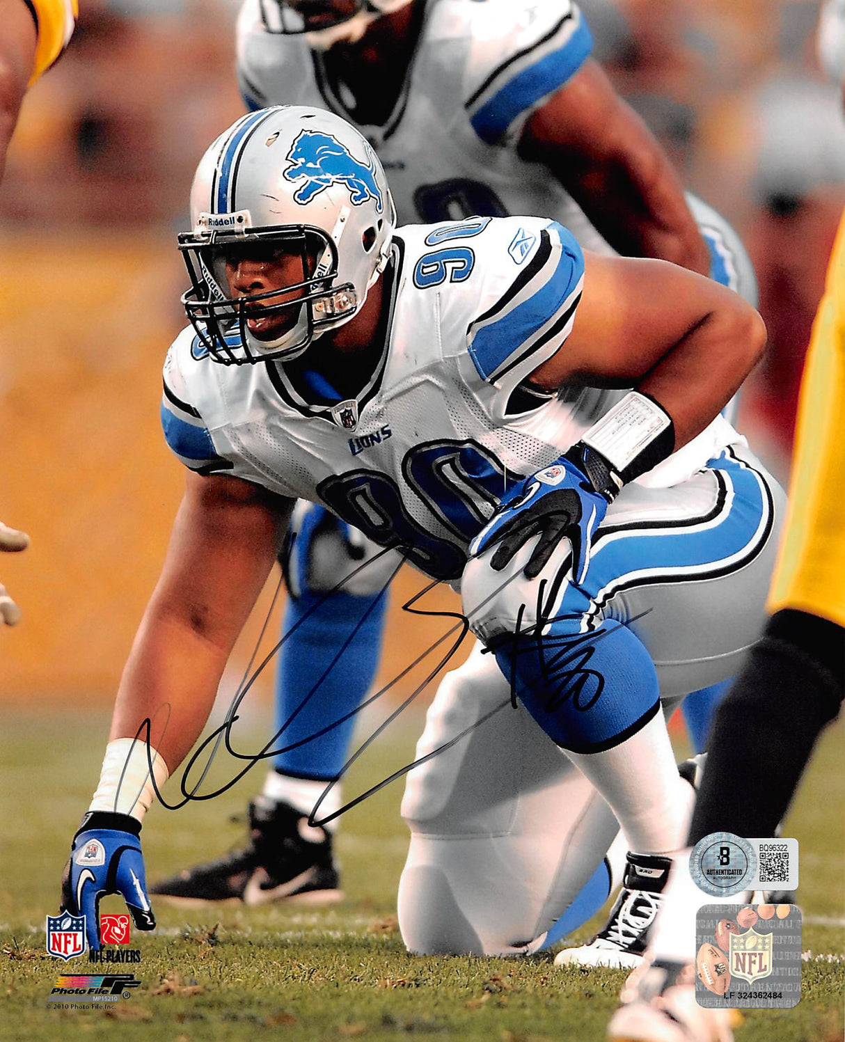 Lions Ndamukong Suh Authentic Signed 8x10 Photo Autographed BAS #BQ96322