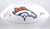 Champ Bailey Autographed Denver Broncos Logo Football HOF - Beckett W Hologram