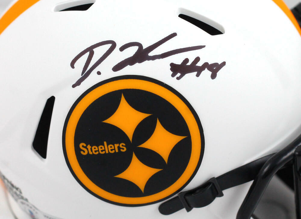 Diontae Johnson Signed Pittsburgh Steelers Lunar Speed Mini Helmet-BeckettW Holo