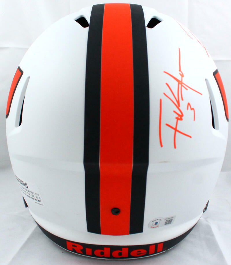 Lewis/Gore/Sapp Autographed Miami Hurricanes F/S Lunar Speed Helmet-BeckettWHolo