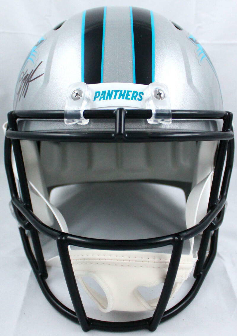 DJ Moore Autographed Carolina Panthers F/S Speed Helmet-Beckett W Hologram