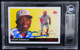 2020 Topps Archives #41 Deion Sanders Cincinnati Reds Autograph Beckett Auth