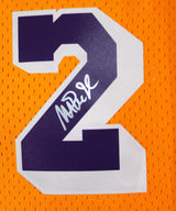 Magic Johnson Signed Lakers Gold Mitchell&Ness HWC Swingman Jersey-BeckettW Holo