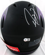 Ed Reed Ray Lewis Signed Ravens F/S Eclipse Speed Authentic Helmet-BeckettW Holo