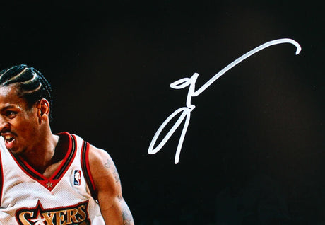 Allen Iverson Signed Philadelphia 76ers 16x20 Spotlight v. Kobe Photo-BAW Holo