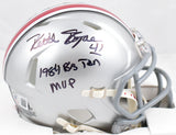 Keith Byars Signed Ohio State Buckeyes Speed Mini Helmet w/MVP-Beckett W Holo