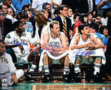 Larry Bird Robert Parish Kevin McHale Boston Celtics 16x20 Bench Photo-Beckett W