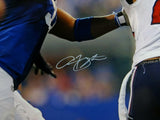 Arian Foster Autographed Texans 16x20 Helmet Off Colts *White Photo- JSA W Auth