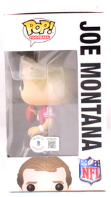 Joe Montana Autographed San Francisco 49ers Funko Pop #84- Beckett Hologram