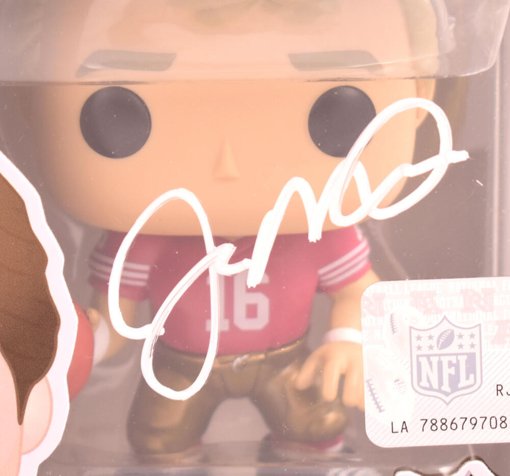 Joe Montana Autographed San Francisco 49ers Funko Pop #84- Beckett Hologram