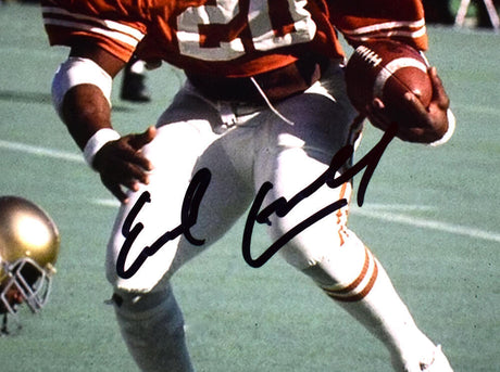 Earl Campbell Autographed Texas Longhorns 8x10 Running Photo- Beckett W Hologram